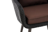 Fauteuil Ameland rond terrabruin 40 cm (donkergrijs) (5)