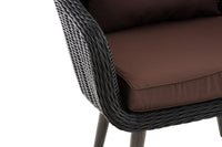 Fauteuil Ameland rond terrabruin 40 cm (donkergrijs) (5)
