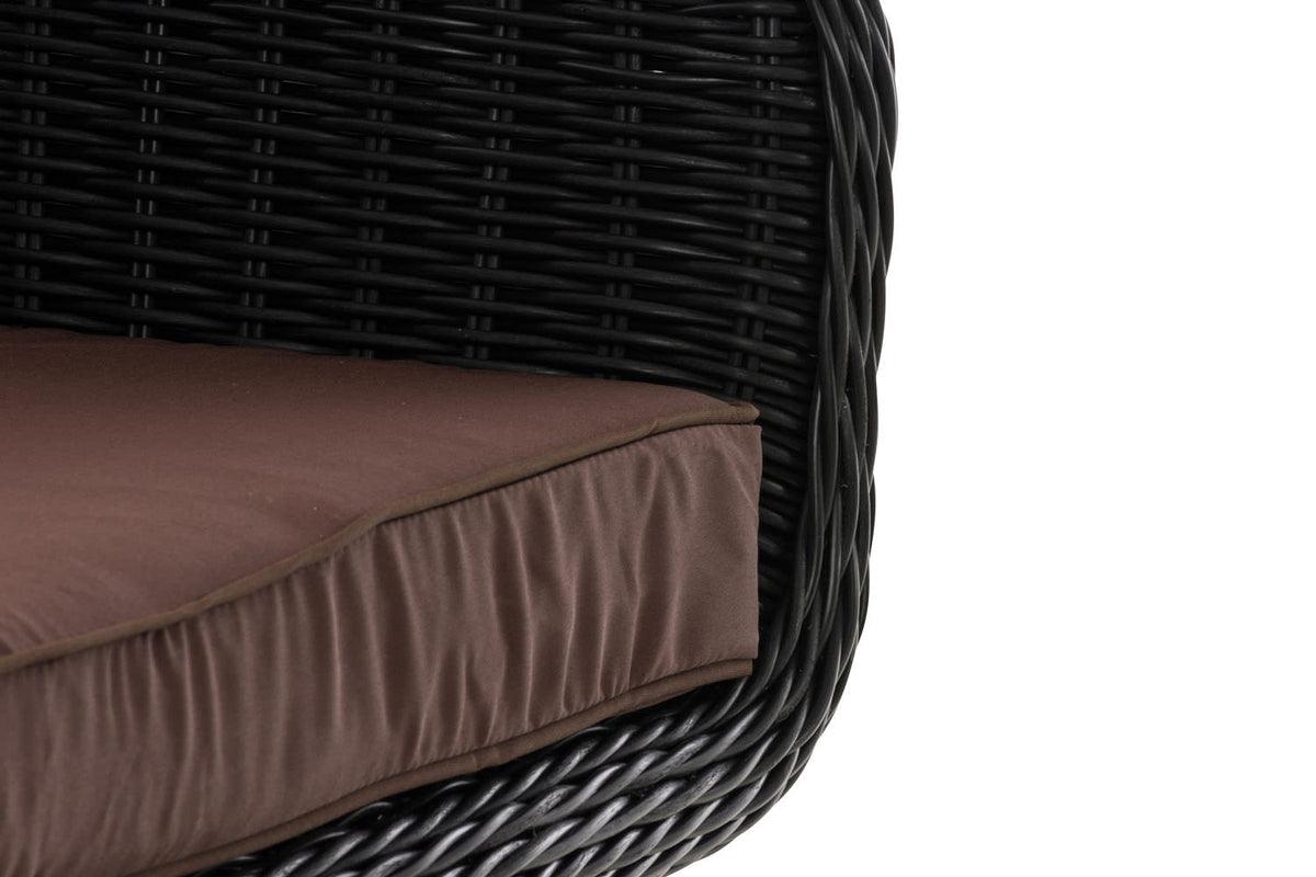 Fauteuil Ameland rond terrabruin 40 cm (donkergrijs) (6)