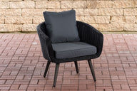 Fauteuil Ameland rond ijzergrijs 40 cm (donkergrijs)