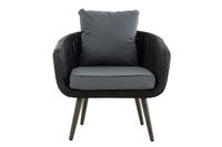 Fauteuil Ameland rond ijzergrijs 40 cm (donkergrijs) (2)
