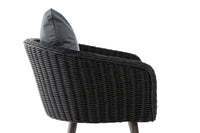 Fauteuil Ameland rond ijzergrijs 40 cm (donkergrijs) (3)