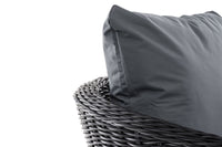 Fauteuil Ameland rond ijzergrijs 40 cm (donkergrijs) (4)