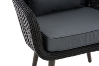 Fauteuil Ameland rond ijzergrijs 40 cm (donkergrijs) (5)