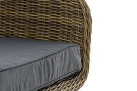 Fauteuil Ameland rond ijzergrijs 40 cm (lichtbruin) (6)