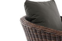 Fauteuil Ameland rond antraciet 40 cm (donkerbruin) (4)