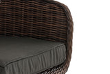 Fauteuil Ameland rond antraciet 40 cm (donkerbruin) (6)