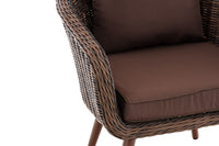 Fauteuil Ameland rond terrabruin 40 cm (donkerbruin) (5)