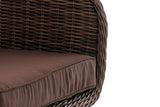 Fauteuil Ameland rond terrabruin 40 cm (donkerbruin) (6)