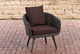 Fauteuil Ameland rond terrabruin 40 cm (donkergrijs) (7)