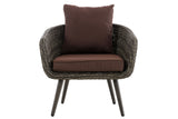 Fauteuil Ameland rond terrabruin 40 cm (donkergrijs) (8)