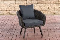 Fauteuil Ameland rond ijzergrijs 40 cm (donkergrijs) (7)