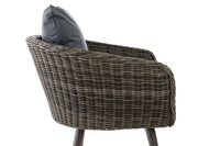 Fauteuil Ameland rond ijzergrijs 40 cm (donkergrijs) (9)