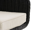 Fauteuil Ameland rond crèmewit 45 cm (donkergrijs) (6)