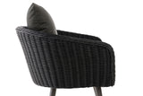 Fauteuil Ameland rond antraciet 45 cm (donkergrijs) (3)