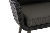 Fauteuil Ameland rond antraciet 45 cm (donkergrijs) (5)