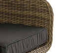 Fauteuil Ameland rond antraciet 45 cm (lichtbruin) (6)
