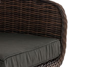 Fauteuil Ameland rond antraciet 45 cm (donkerbruin) (6)