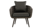 Fauteuil Ameland rond antraciet 45 cm (donkergrijs) (8)