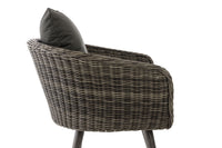 Fauteuil Ameland rond antraciet 45 cm (donkergrijs) (9)