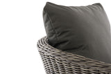 Fauteuil Ameland rond antraciet 45 cm (donkergrijs) (10)