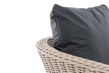 Fauteuil Ameland rond ijzergrijs 45 cm (lichtgrijs) (4)