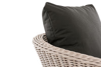Fauteuil Ameland rond antraciet 45 cm (lichtgrijs) (4)