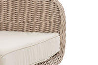 Fauteuil Ameland rond crèmewit 45 cm (lichtgrijs) (6)
