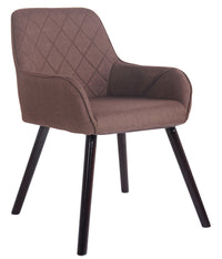 Eetkamerstoel Wellington stof coffee (4)