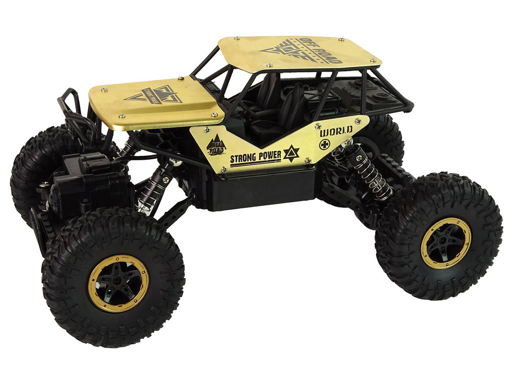 RC-auto High Wheels 1:18 kunststof zwart goud (2)