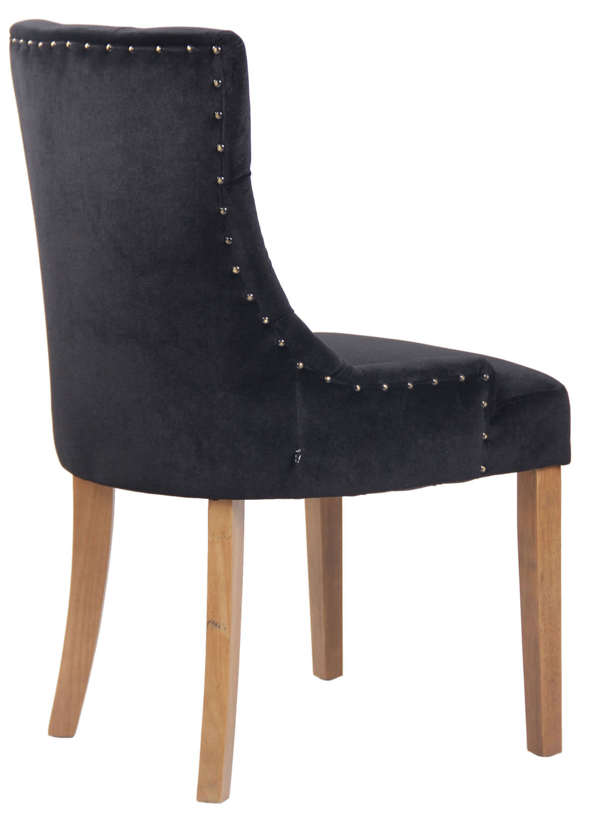 Eetkamerstoel Aberdeen fluweel antiek-licht (5)