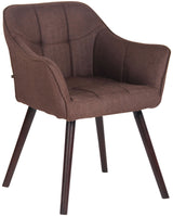Eetkamerstoel Falun stof coffee (4)
