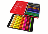 Set met 48 Art Crayons in metalen blik (2)