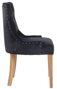 4-delige set eetkamerstoelen Aberdeen fluweel antiek-licht (4)