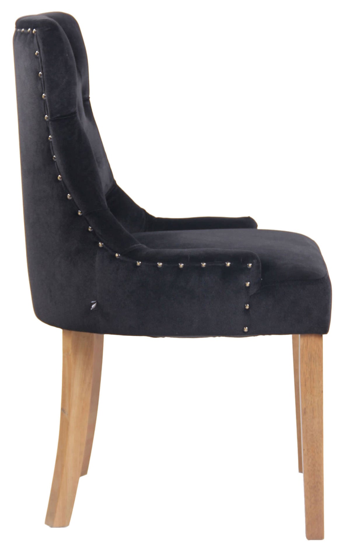 4-delige set eetkamerstoelen Aberdeen fluweel antiek-licht (4)