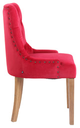 4-delige set eetkamerstoelen Aberdeen fluweel antiek-licht (9)
