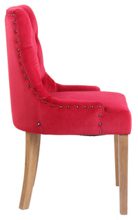 4-delige set eetkamerstoelen Aberdeen fluweel antiek-licht (9)