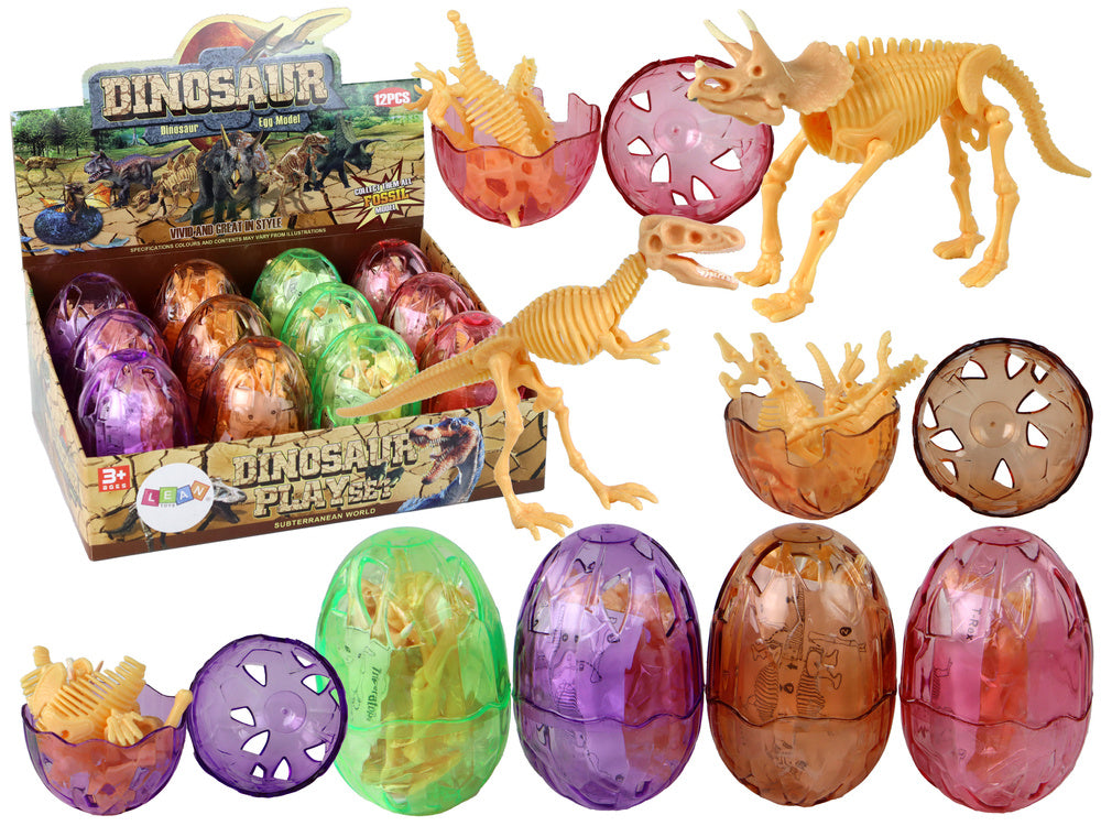 Dinosauriëreieren 4 kleuren 16cm