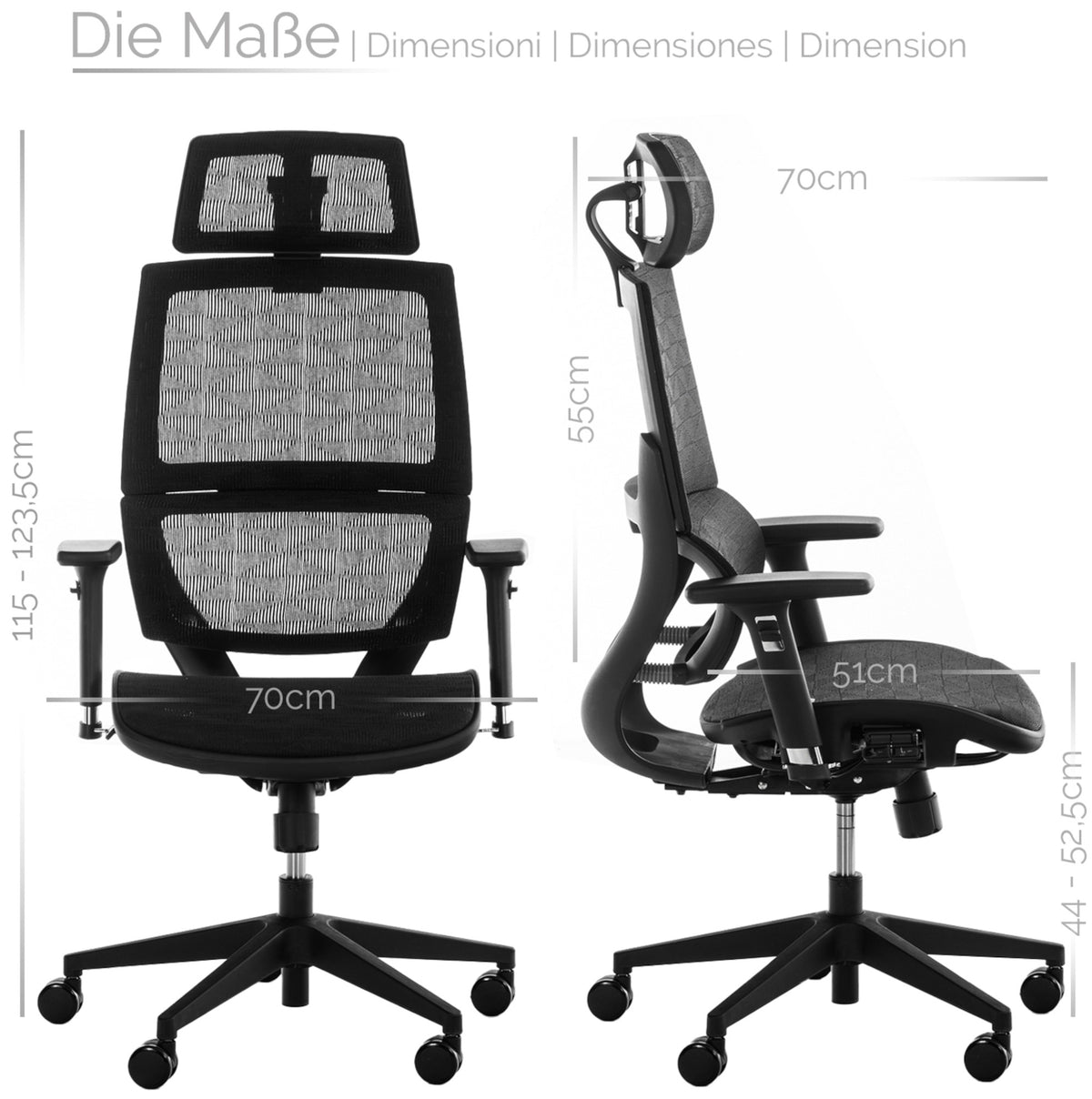 Bureaustoel Hinwil Ergonomic (4)