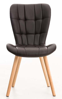 4-delige set eetkamerstoelen Elda kunstleer (2)