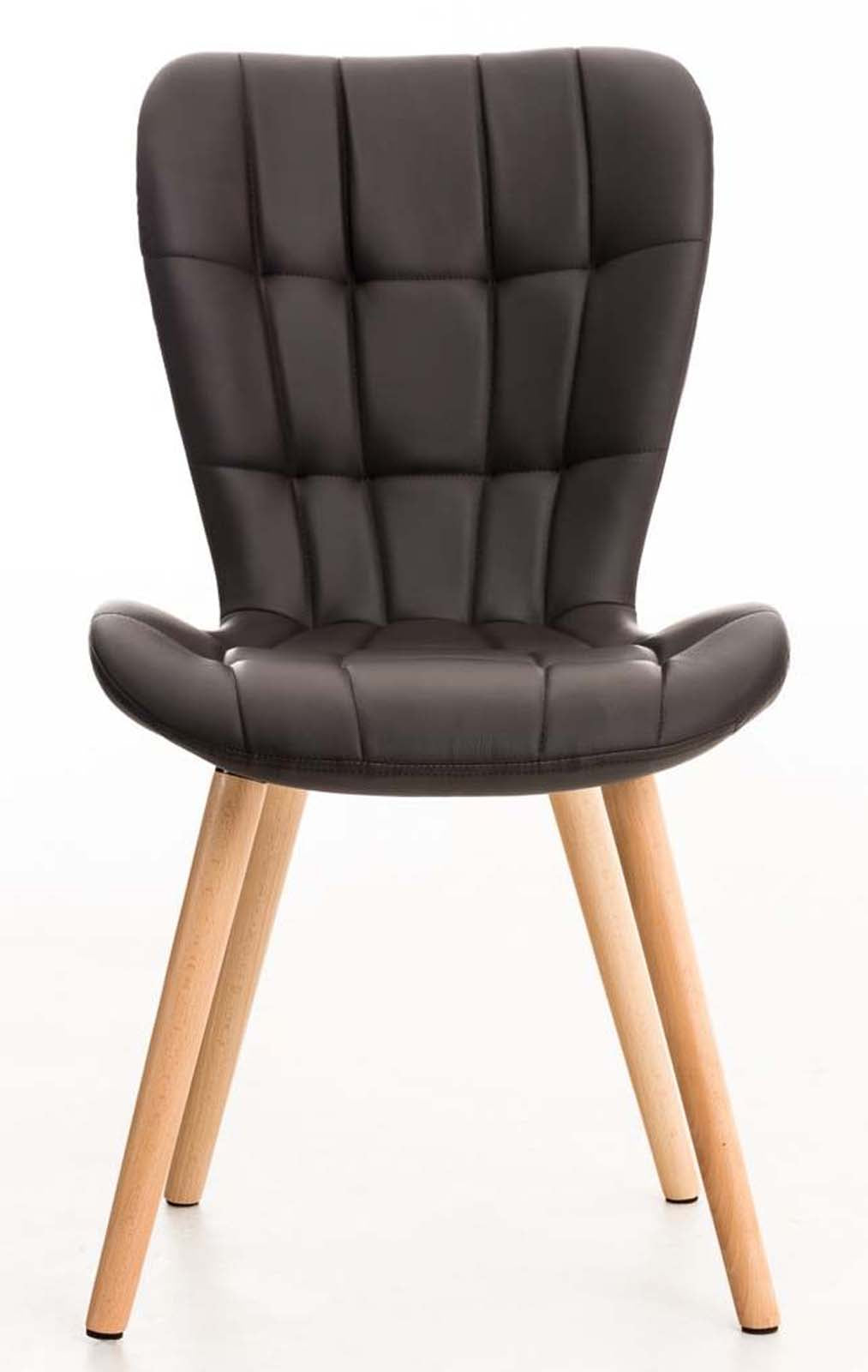 4-delige set eetkamerstoelen Elda kunstleer (2)