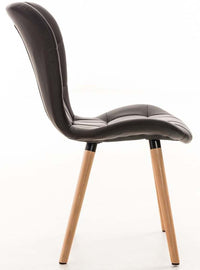4-delige set eetkamerstoelen Elda kunstleer (3)