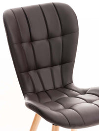 4-delige set eetkamerstoelen Elda kunstleer (5)
