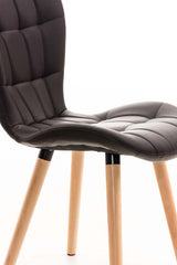 4-delige set eetkamerstoelen Elda kunstleer (6)