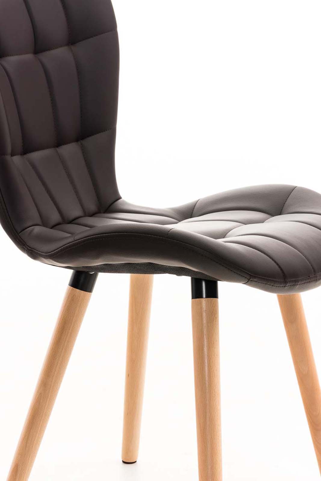 4-delige set eetkamerstoelen Elda kunstleer (6)