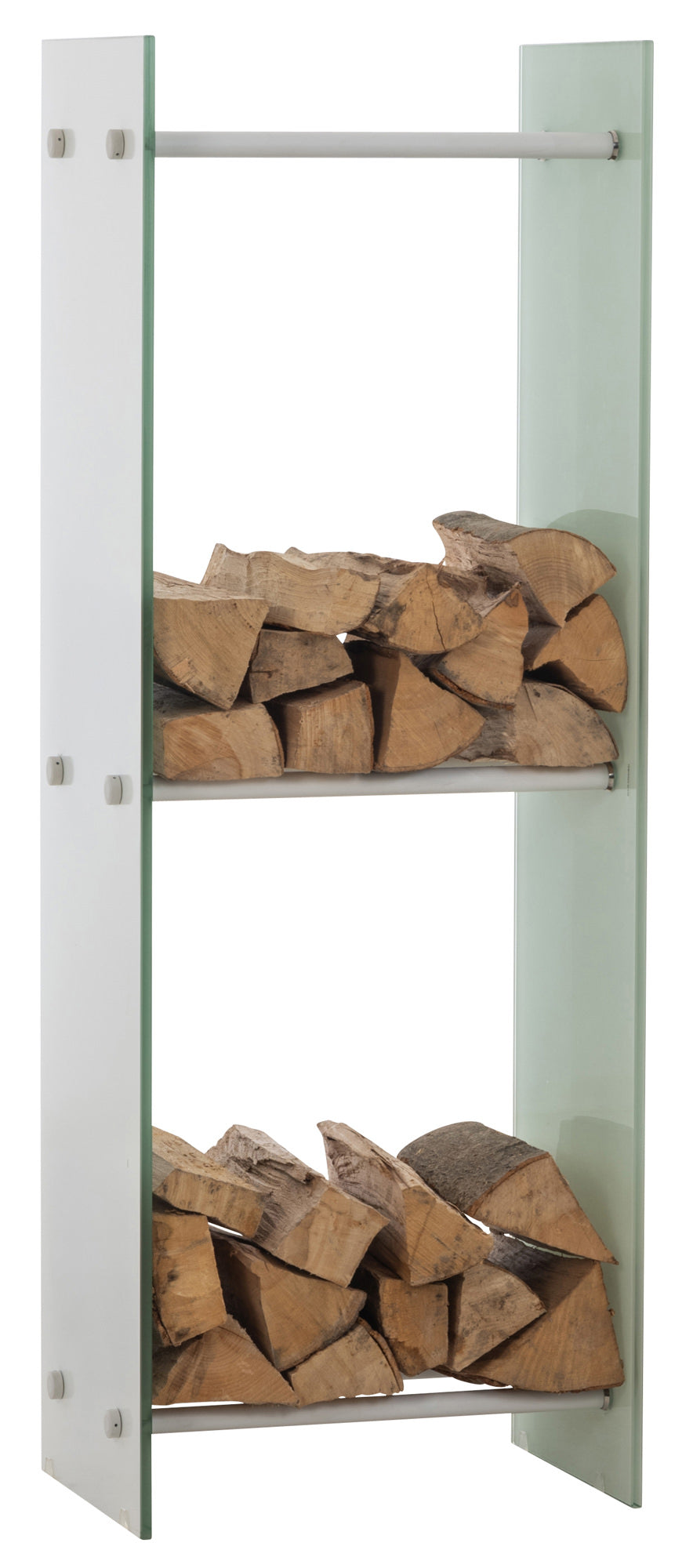 Haardhoutstandaard Dacio W35x50x140 cm (6-gaats)
