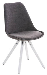 Stoel Pegleg stof Square wit