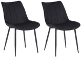 Set van 2 stoelen Rahden fluweel