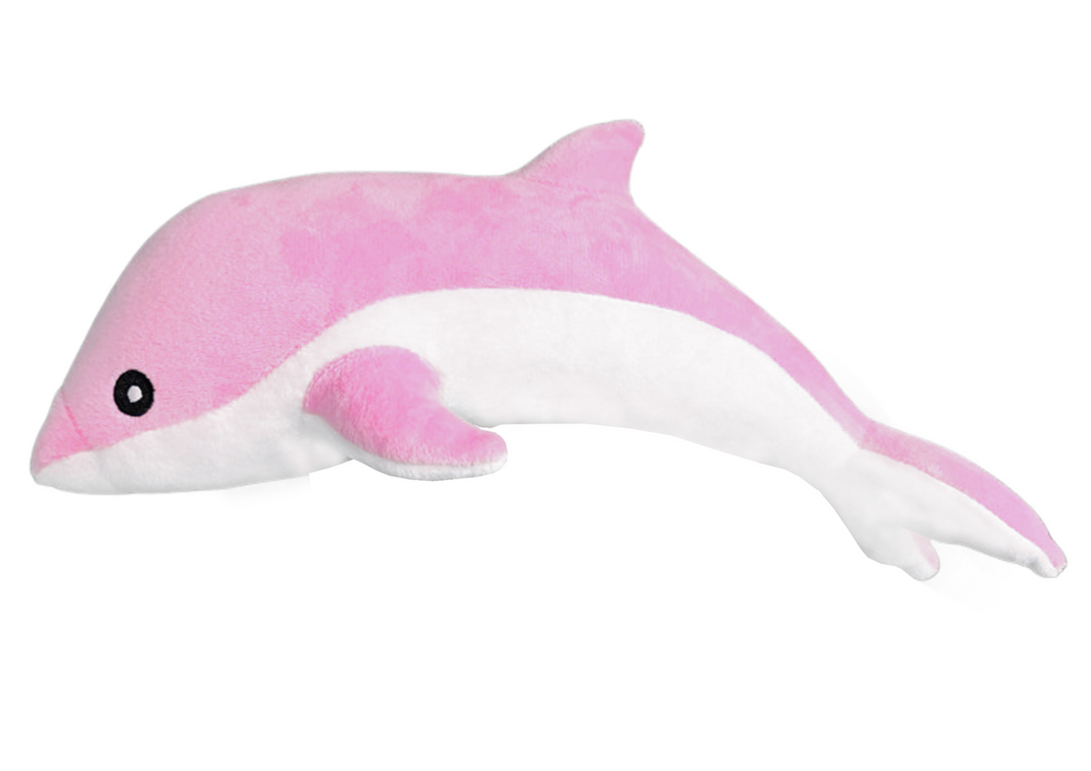 Roze dolfijn-pluchemascotte 70 cm (2)