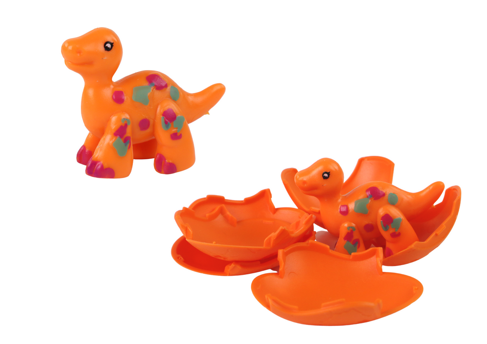 Magisch broedei dinosaurus in schelp 4 kleuren 6 cm (2)
